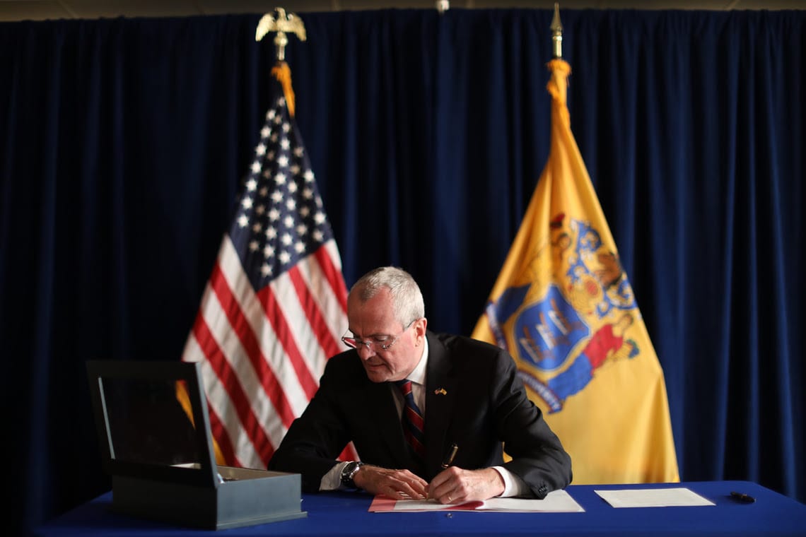 New Jersey Governor Phil Murphy signs the Medical Aid in Dying for the Terminally Ill Act. Photo Courtesy of the Office of the Governor