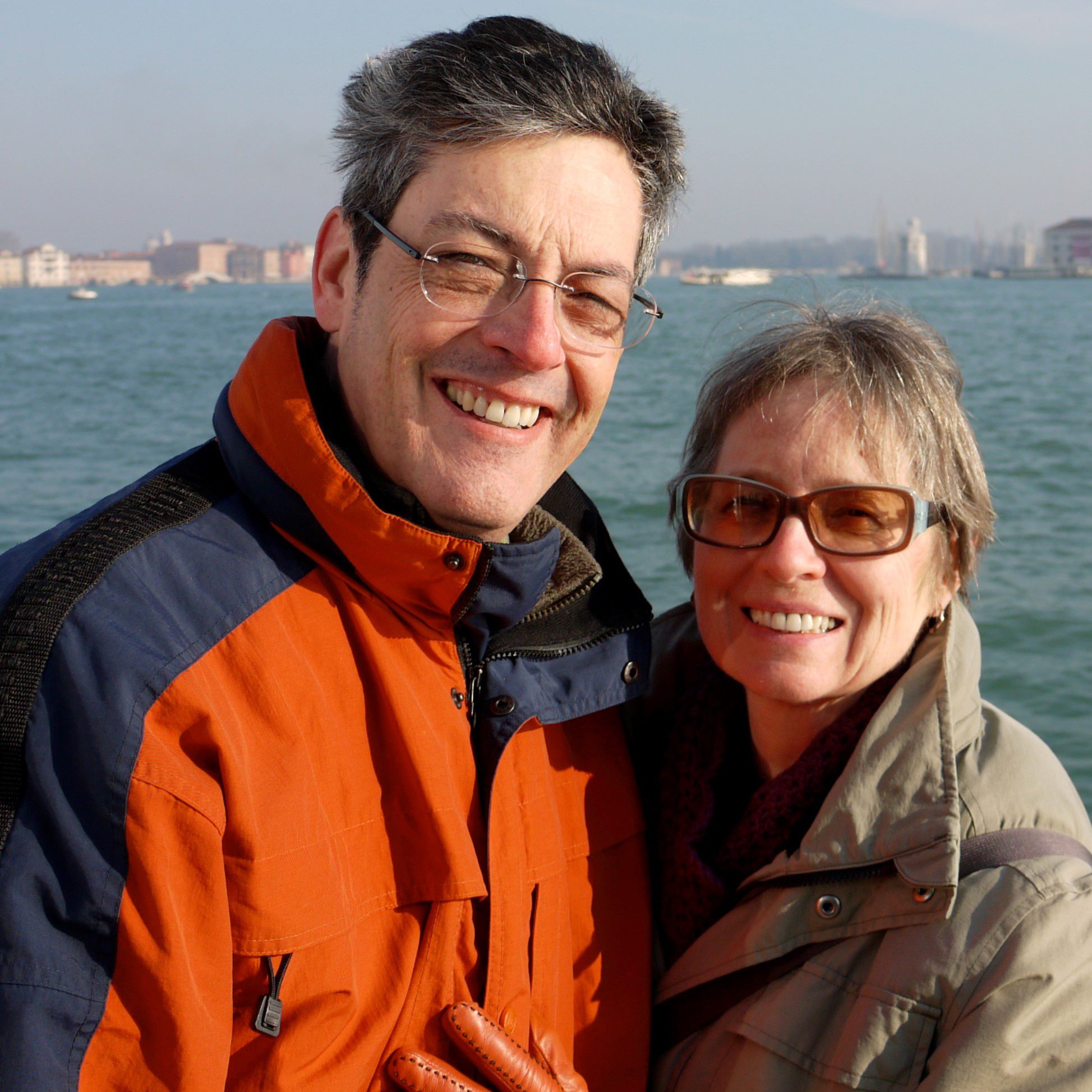 Jeff Boarini with his wife, Joanne ‘Rocky’ Kunz