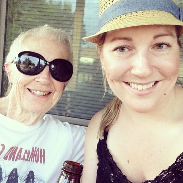 Naomi Pierson and her grandmother Margie Pierson