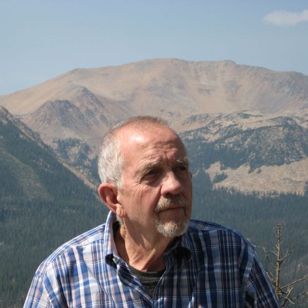 Ralph McFadden pictured in front of mountainous background